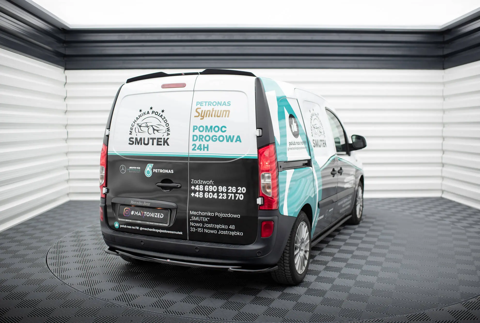 Baksplitter Mercedes-Benz Citan I (W415) 2012 - 2021 | Glossy Black Edition – bilde 4