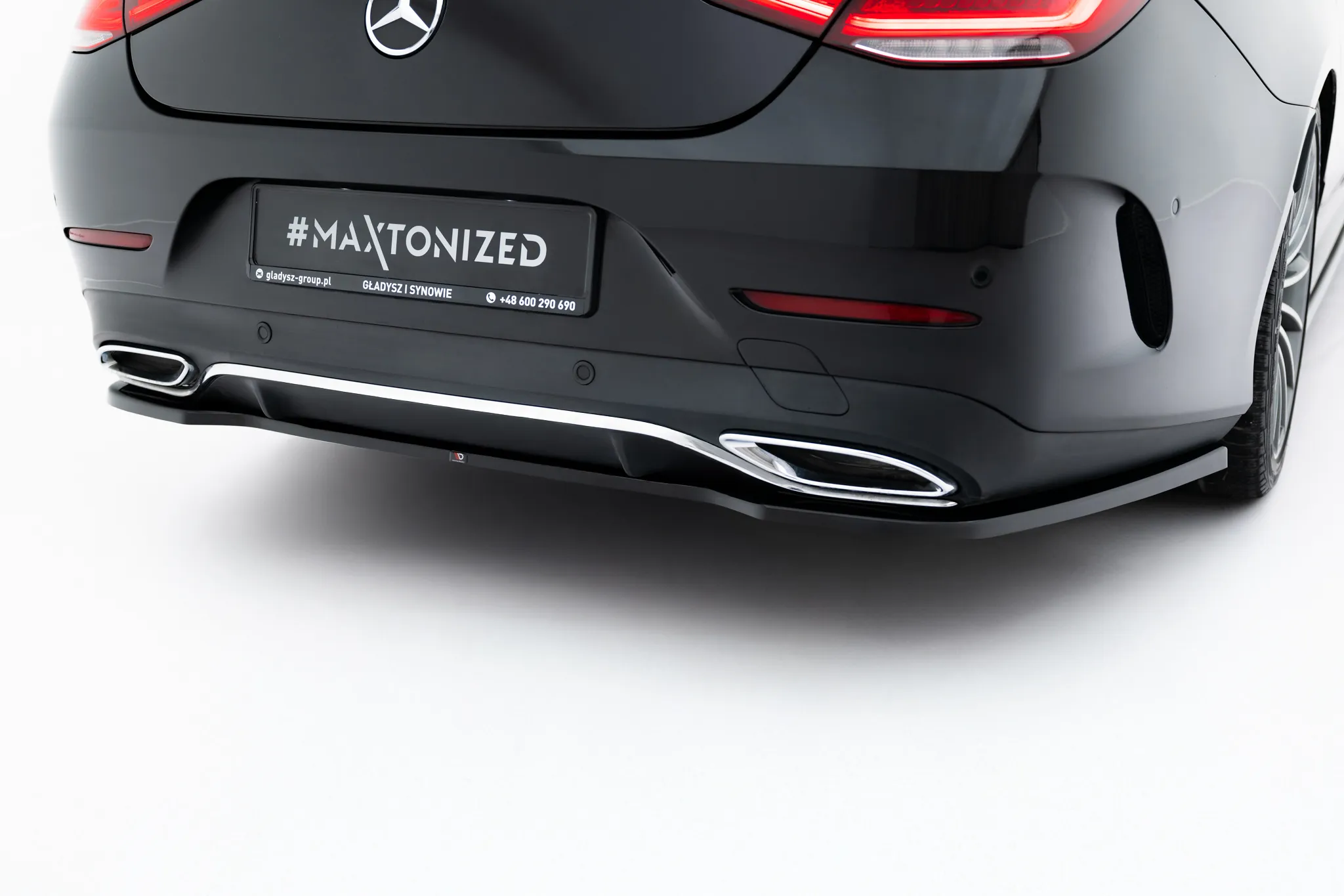 Baksplitter Mercedes-Benz Cls III (C257) AMG-Line / Mercedes-Benz Cls 53 AMG (C257) 2018-2021 | Glossy Black Edition