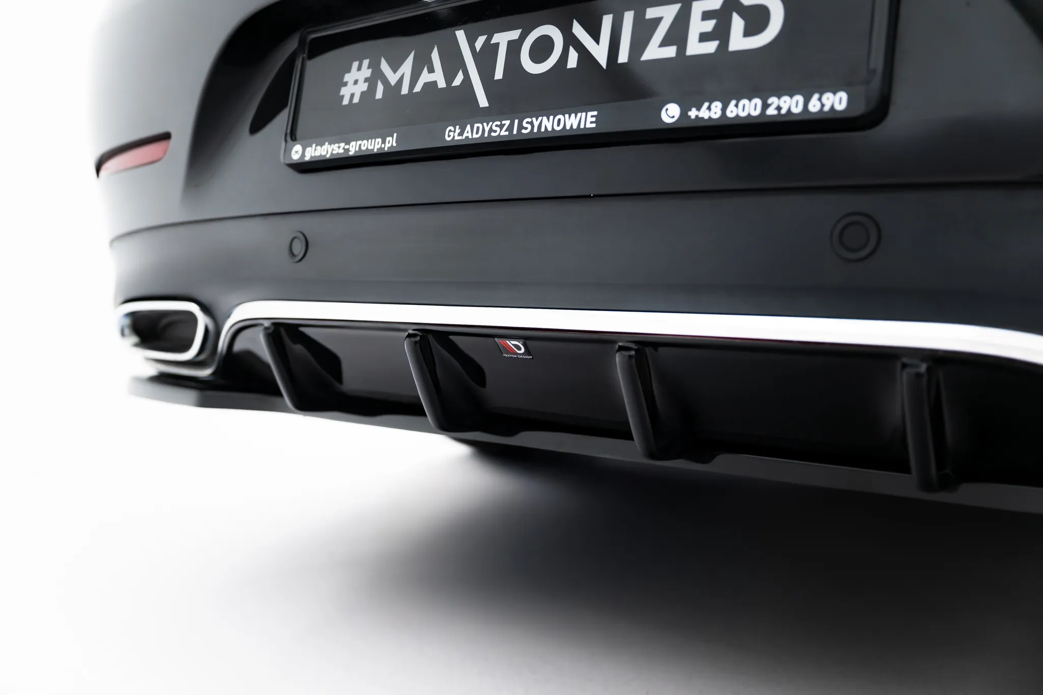 Baksplitter Mercedes-Benz Cls III (C257) AMG-Line / Mercedes-Benz Cls 53 AMG (C257) 2018-2021 | Glossy Black Edition – bilde 3