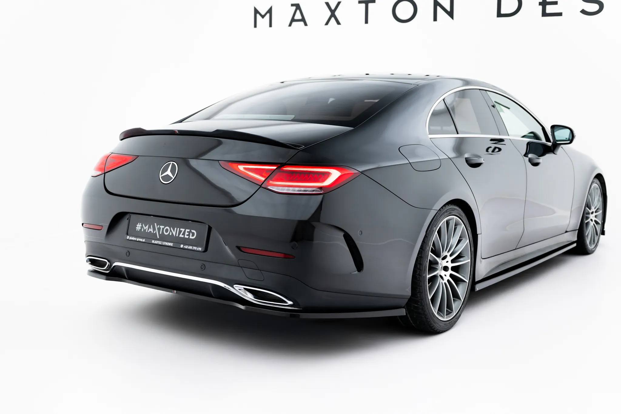 Baksplitter Mercedes-Benz Cls III (C257) AMG-Line / Mercedes-Benz Cls 53 AMG (C257) 2018-2021 | Glossy Black Edition – bilde 4