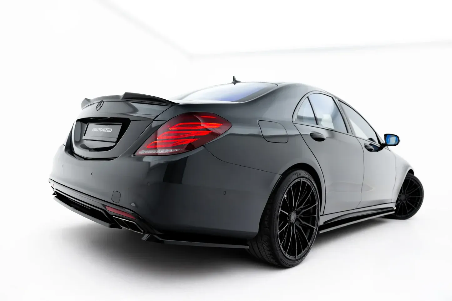 Baksplitter Mercedes-Benz S AMG (W222) 2013 - 2017 | Glossy Black Edition V2