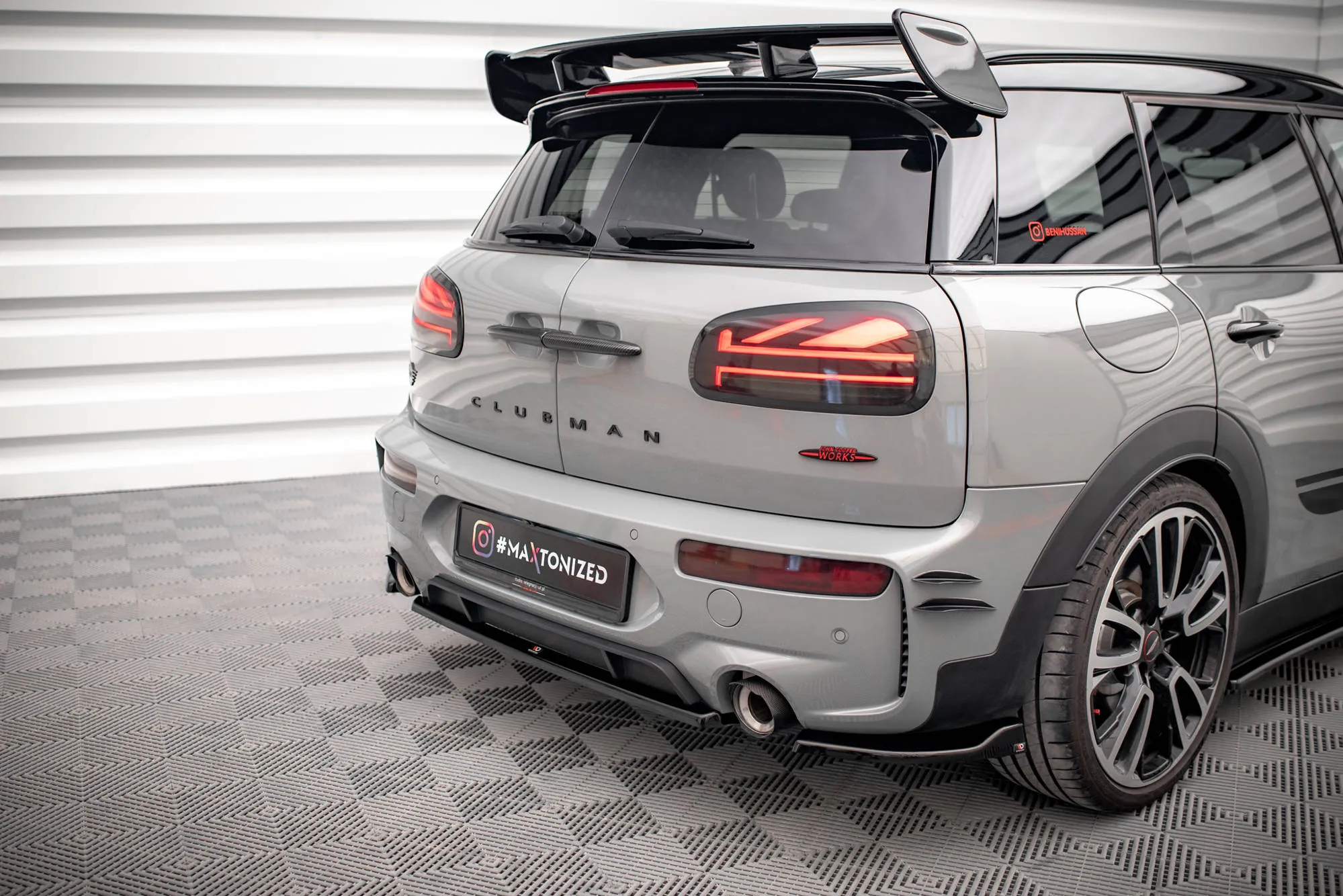 Baksplitter Mini Clubman II F54 (John Cooper Works) 2015-2019 | Glossy Black Edition