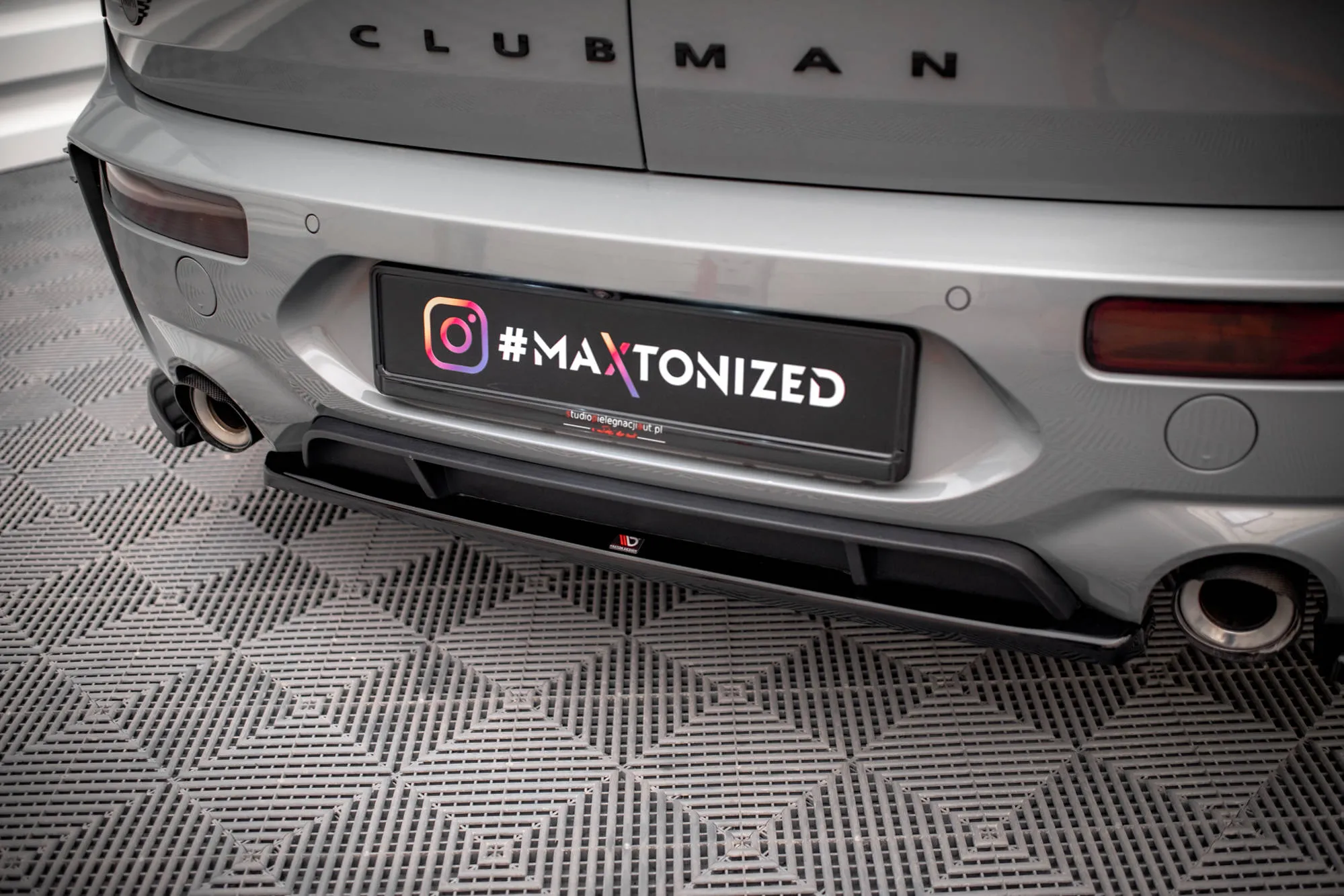 Baksplitter Mini Clubman II F54 (John Cooper Works) 2015-2019 | Glossy Black Edition – bilde 3