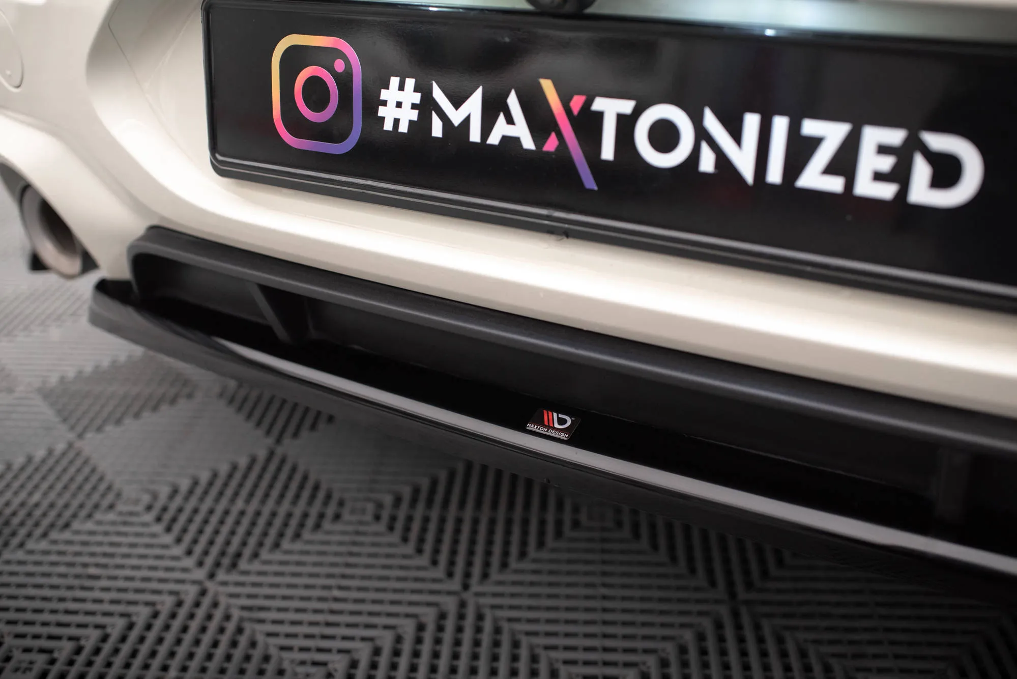 Baksplitter Mini Clubman II F54 (John Cooper Works) Facelift 2019 - 2024 | Glossy Black Edition – bilde 2