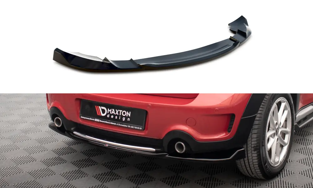 Baksplitter Mini Cooper Countryman (R60) facelift 2014 - 2017  | Glossy Black Edition – bilde 2