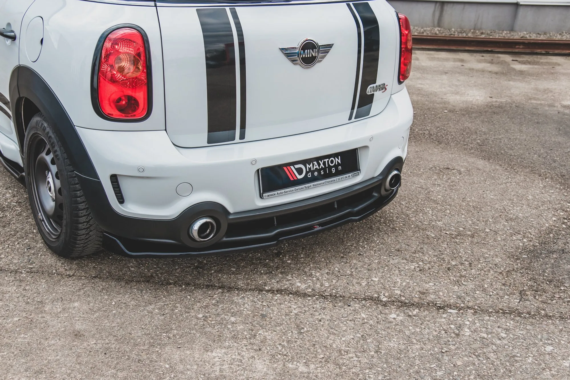 Baksplitter Mini Countryman MK1 Jcw 2012-2017 | Glossy Black Edition
