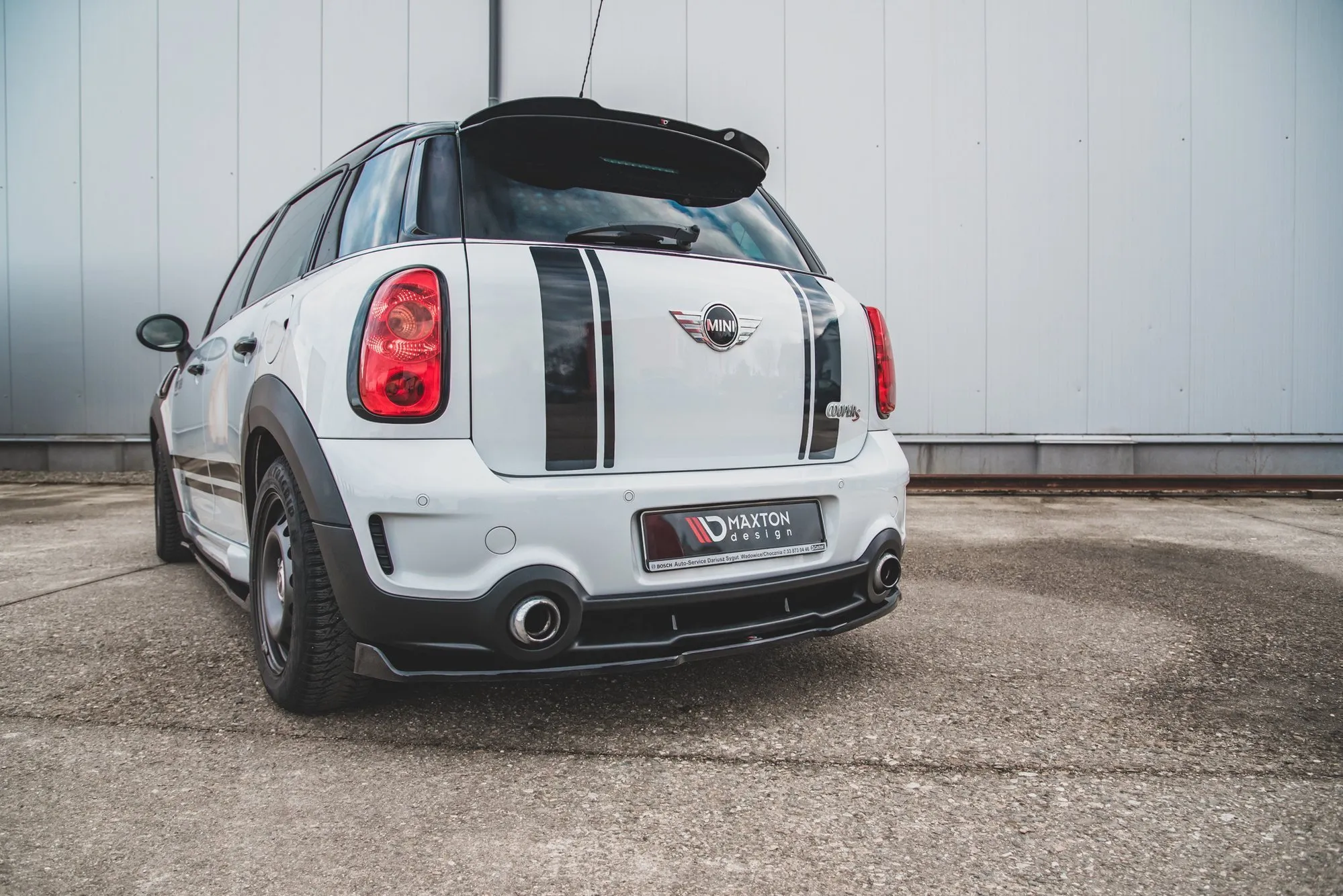 Baksplitter Mini Countryman MK1 Jcw 2012-2017 | Glossy Black Edition – bilde 2