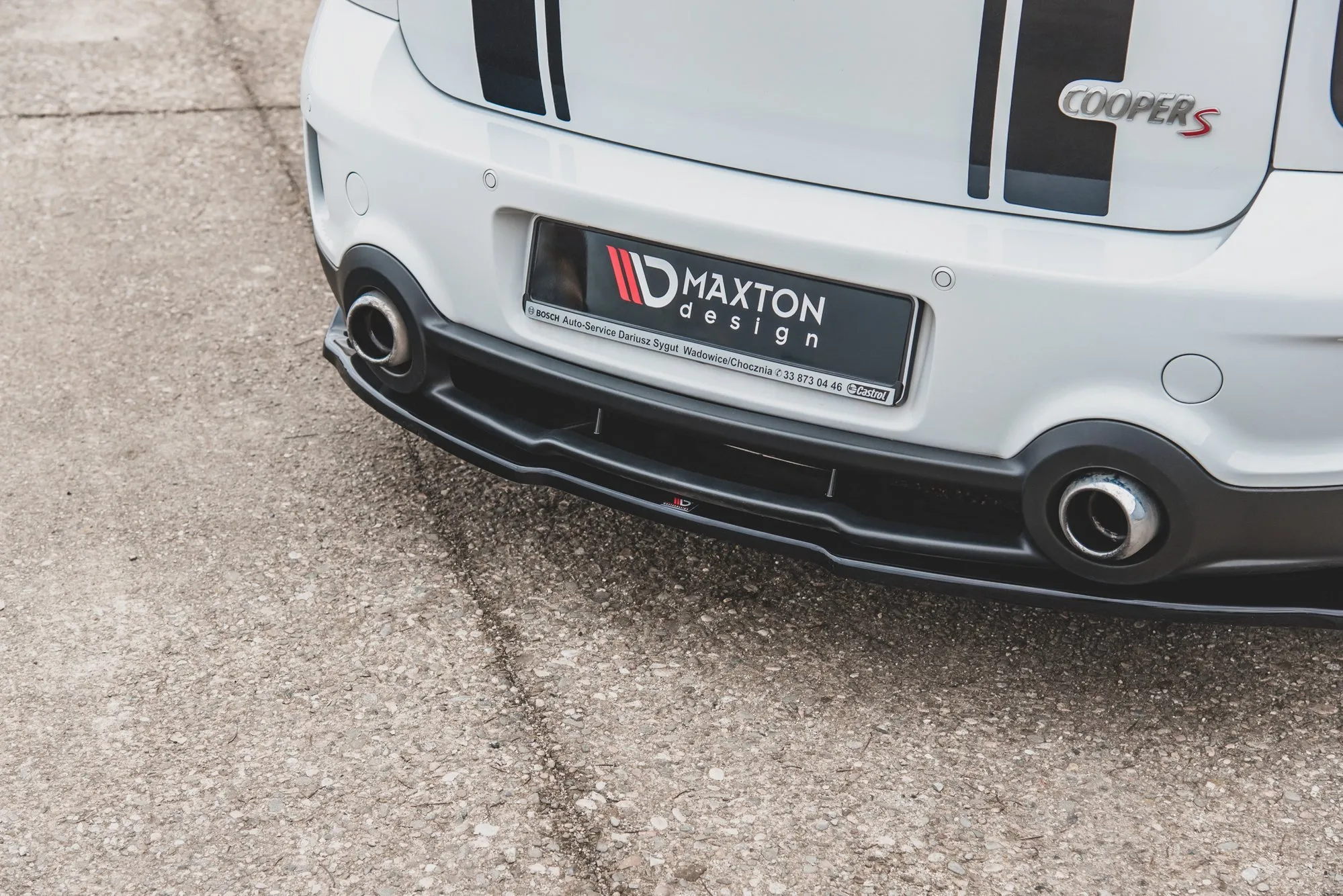 Baksplitter Mini Countryman MK1 Jcw 2012-2017 | Glossy Black Edition – bilde 3