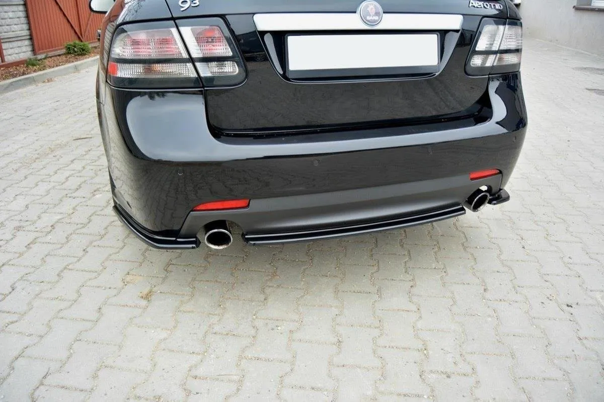 Baksplitter Saab 9-3 II Aero Facelift 2007-2011 | Glossy Black Edition