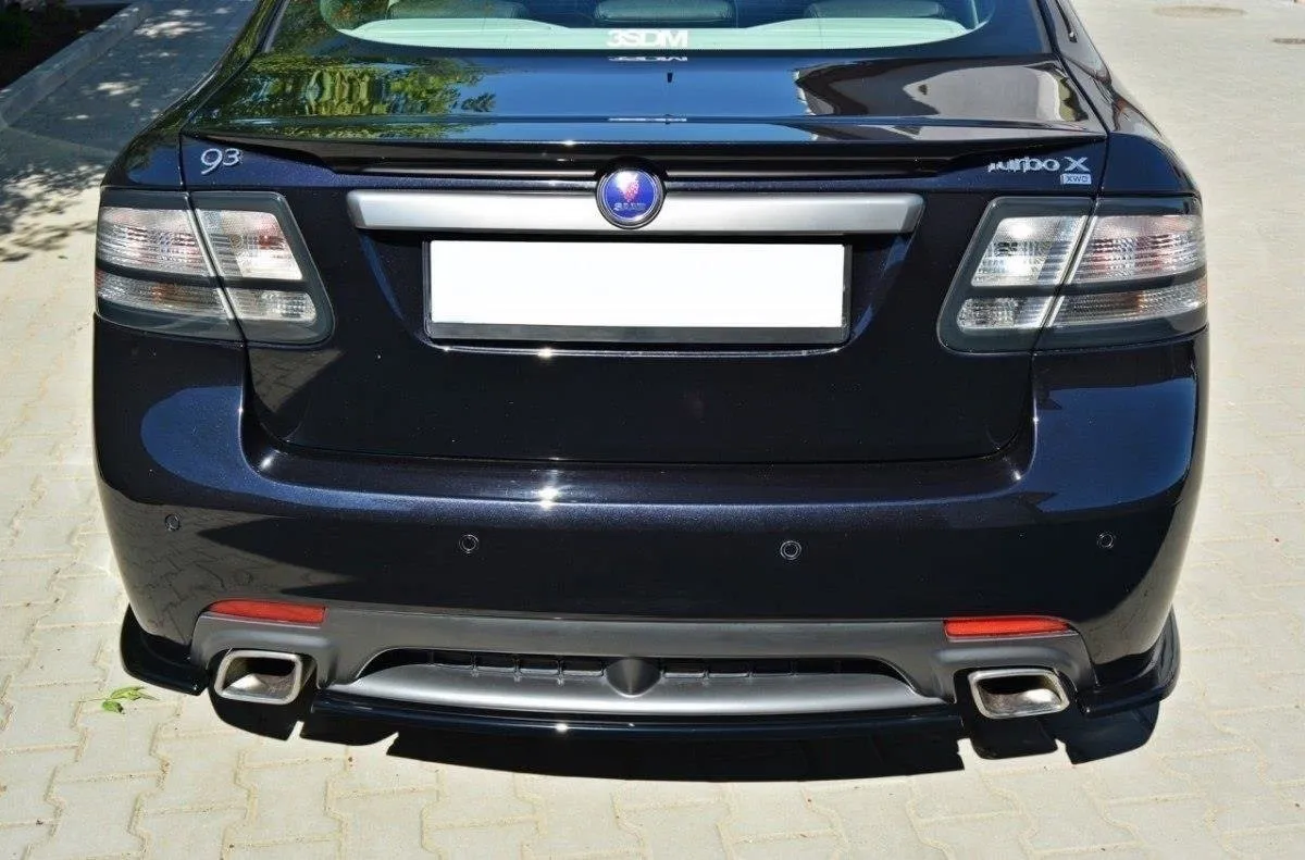 Baksplitter Saab 9-3 Turbo X 2007-2011 | Glossy Black Edition