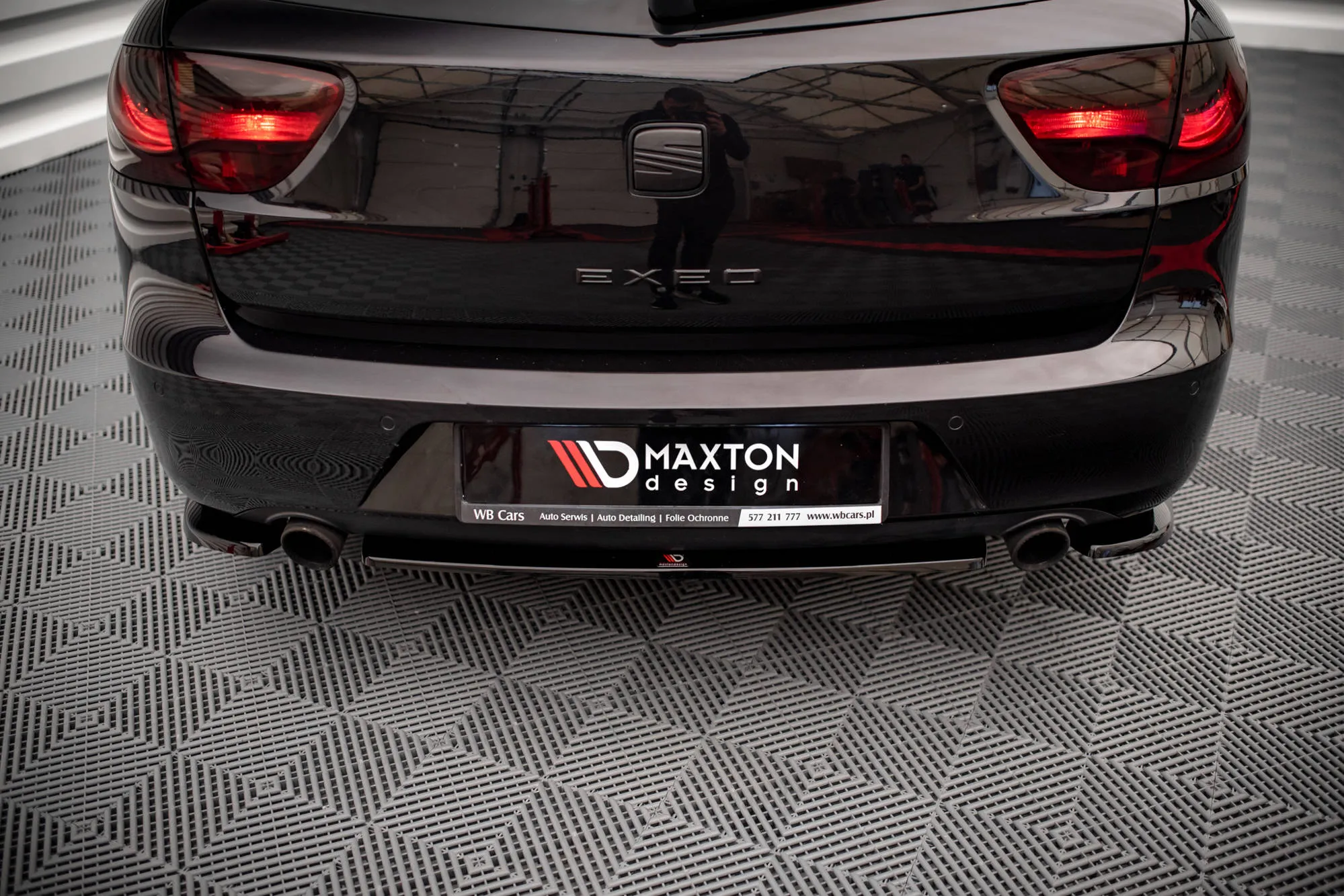 Baksplitter Seat Exeo ST 2008 - 2013 | Glossy Black Edition – bilde 5
