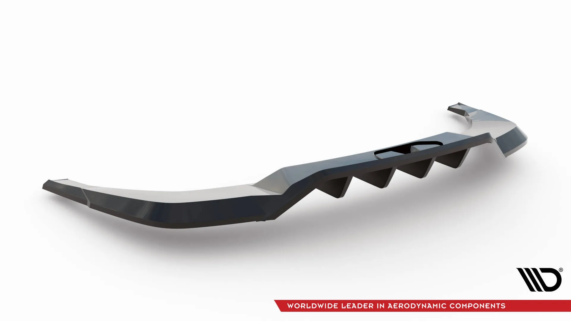 Baksplitter Škoda Enyaq Coupe RS iV 2022 -> | med diffuser - Glossy Black Edition – bilde 8