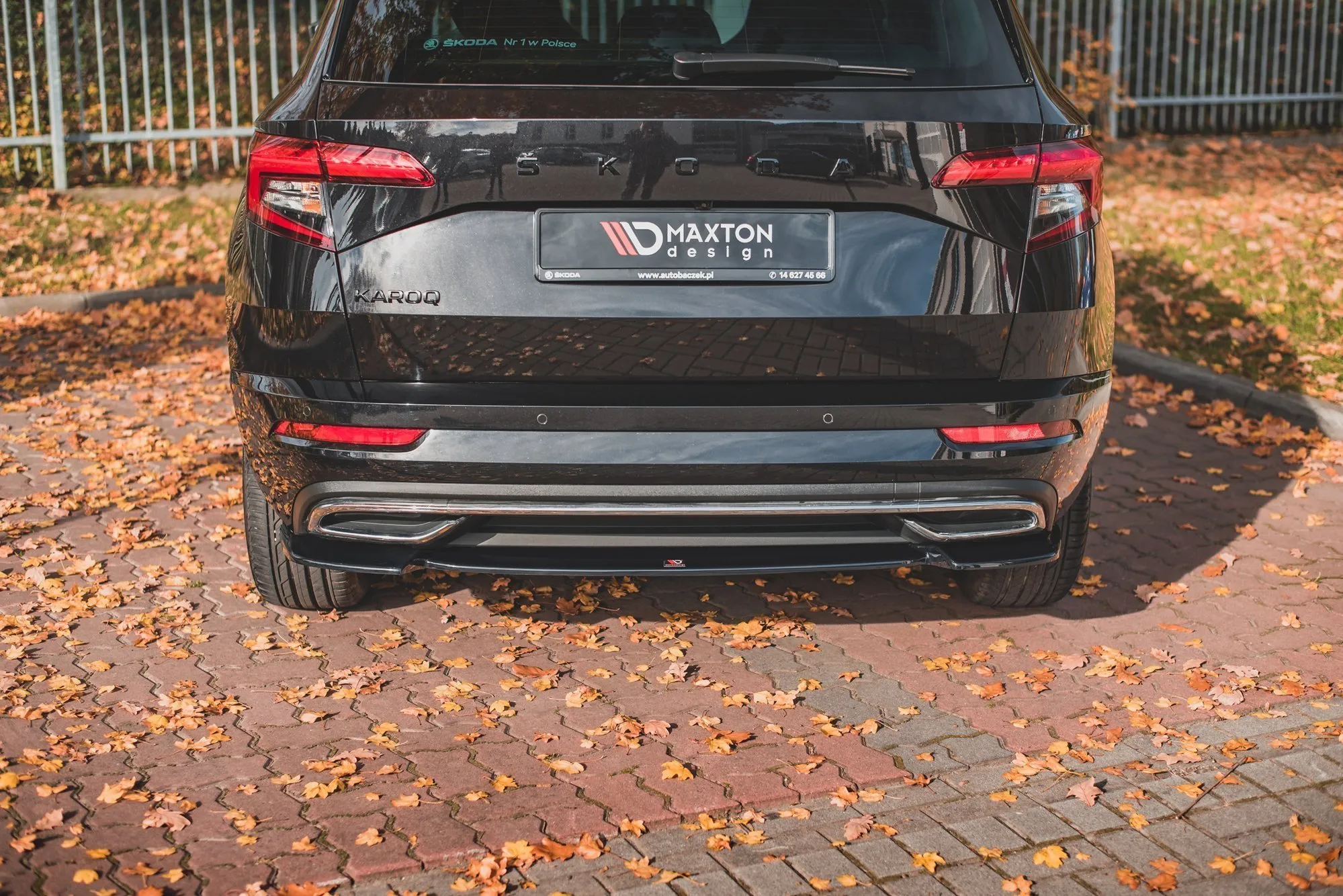 Baksplitter Skoda Karoq Sportline 2017 -> | Glossy Black Edition