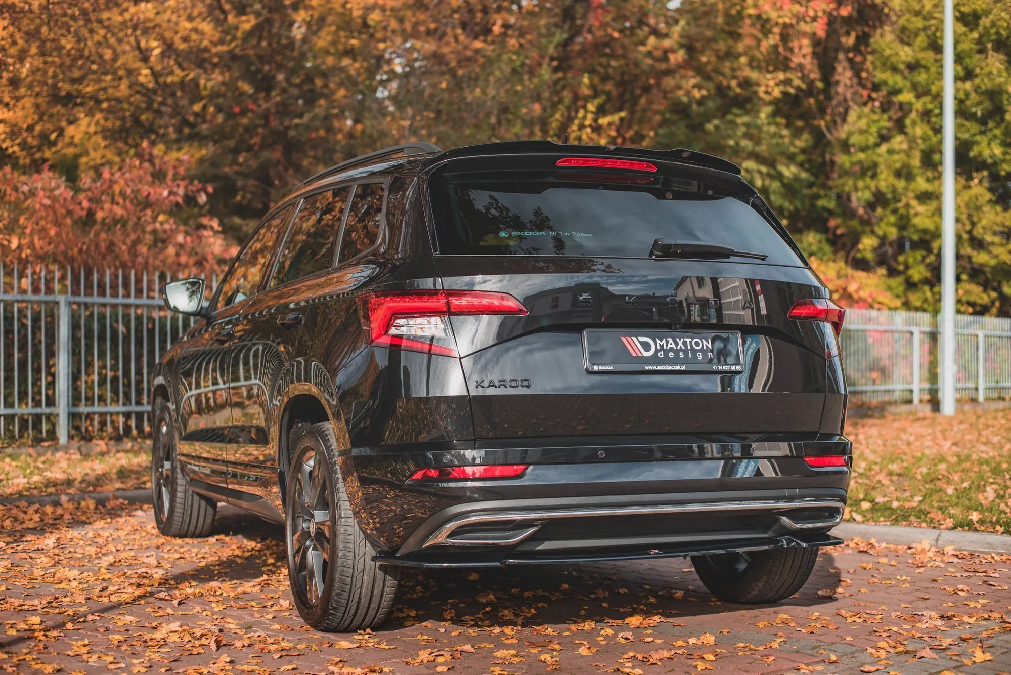 Baksplitter Skoda Karoq Sportline 2017 -> | Glossy Black Edition – bilde 3