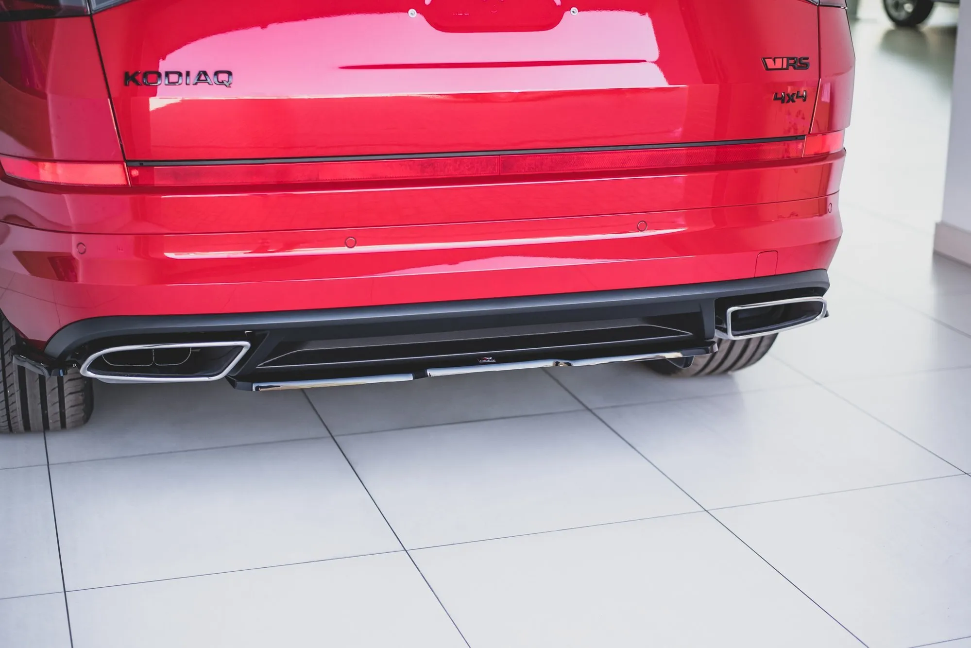 Baksplitter Skoda Kodiaq I RS 2019 - 2024 | Glossy Black Edition