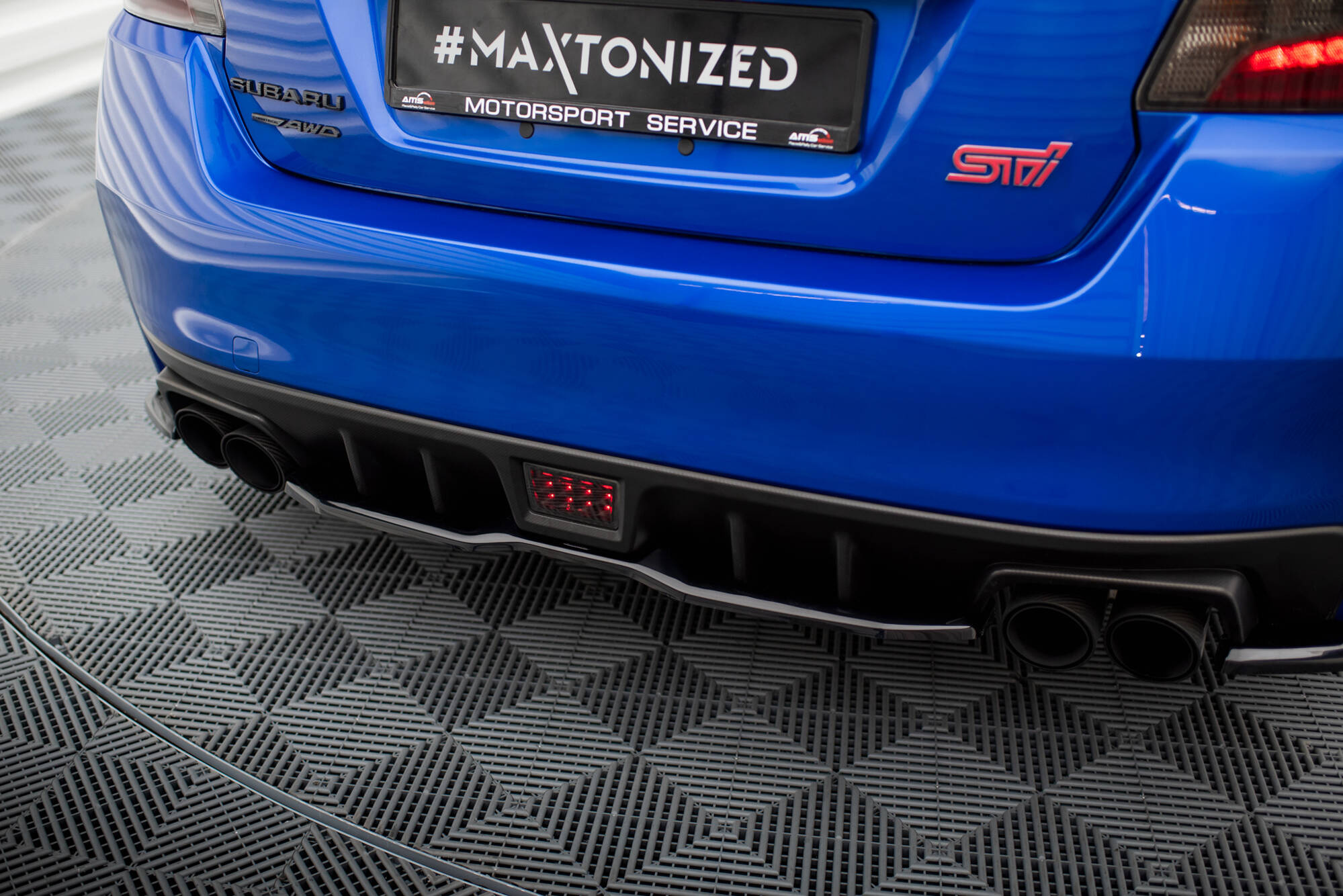 Baksplitter Subaru WRX STI I 2014 - 2021 | Glossy Black Edition V2 – bilde 3