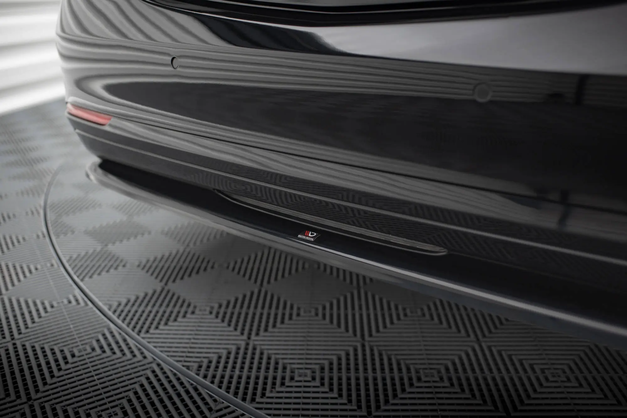 Baksplitter u/diffusør Mercedes-Benz S (W222) pre-facelift 2013 -2017 | V.1 Glossy Black Edition