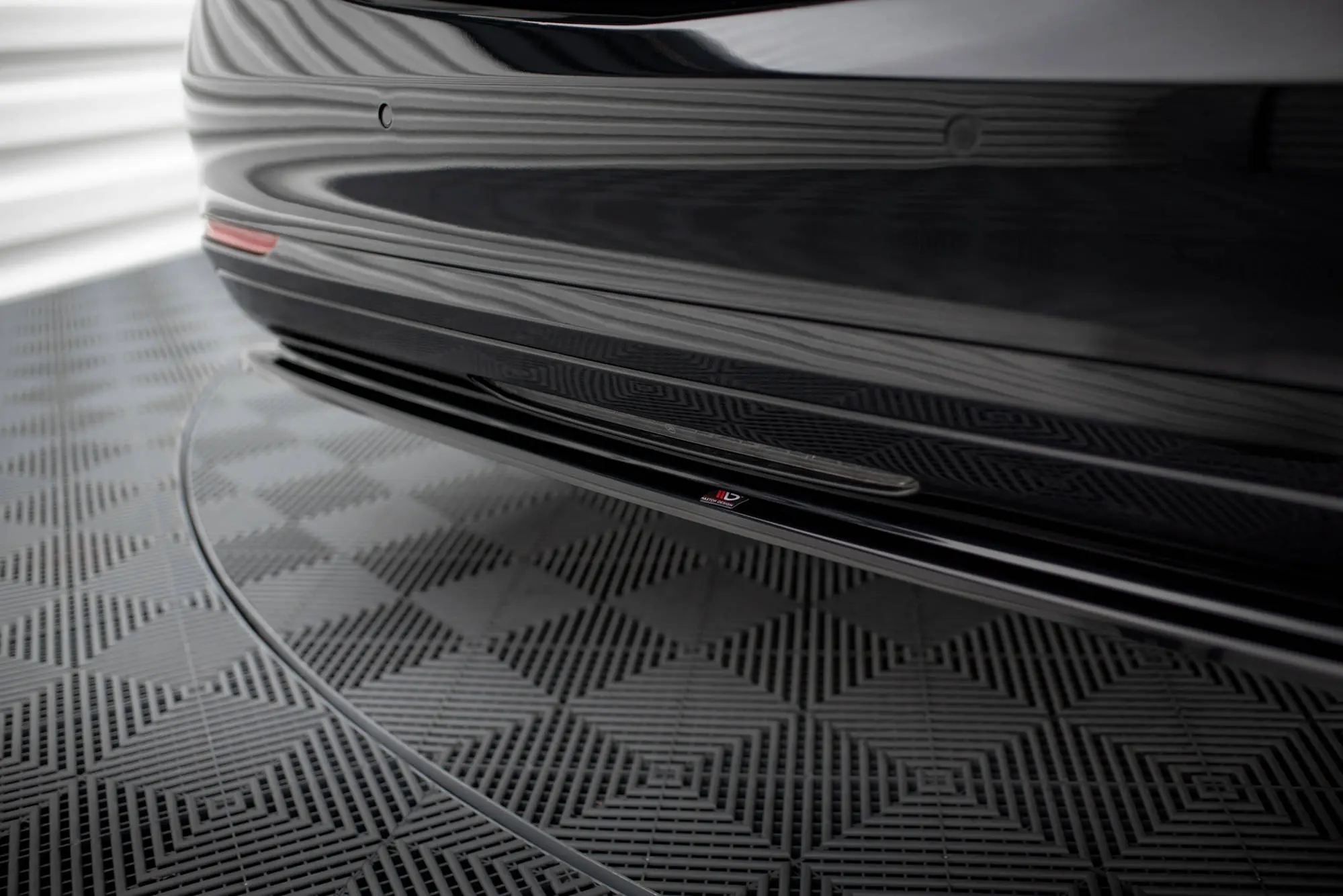 Baksplitter u/diffusør Mercedes-Benz S (W222) pre-facelift 2013 -2017 | V.2 Glossy Black Edition