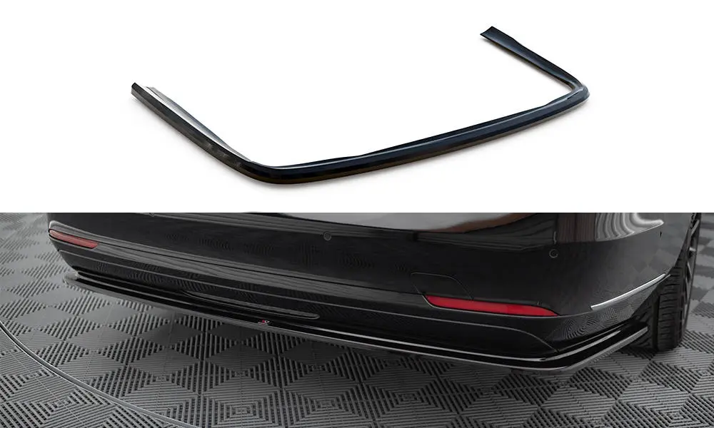 Baksplitter u/diffusør Mercedes-Benz S (W222) pre-facelift 2013 -2017 | V.2 Glossy Black Edition – bilde 2