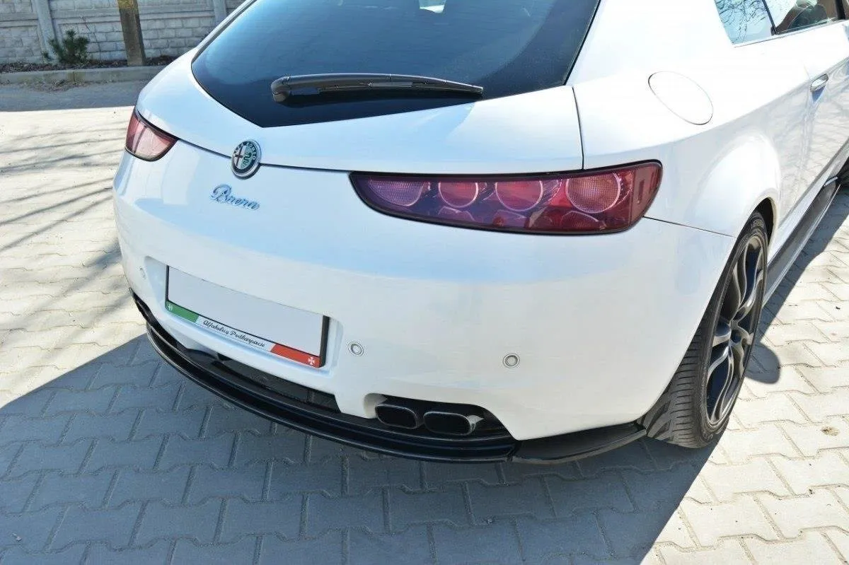 Baksplitter uten vertikale ribber Alfa Romeo Brera 2005-2010 | Glossy Black Edition