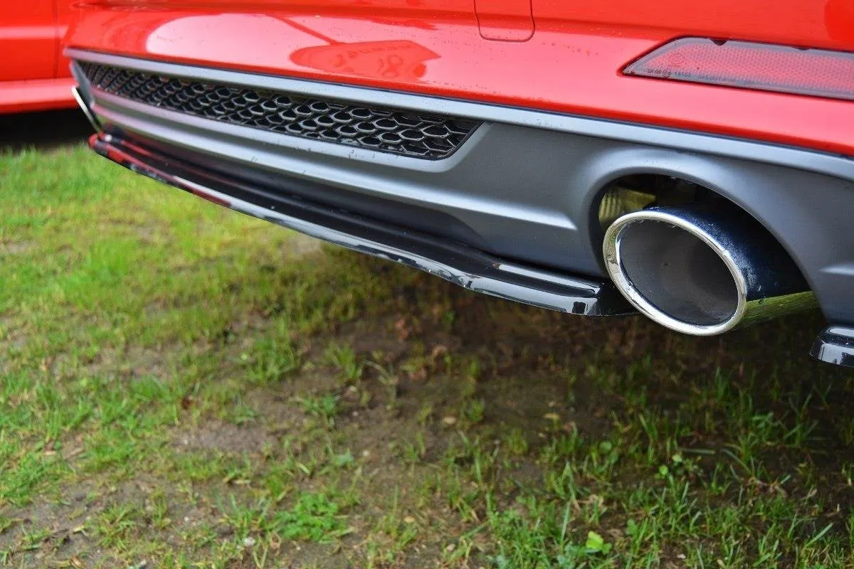 Baksplitter uten vertikale ribber Audi A5 S-Line F5 2016 - 2019 | Glossy Black Edition – bilde 3