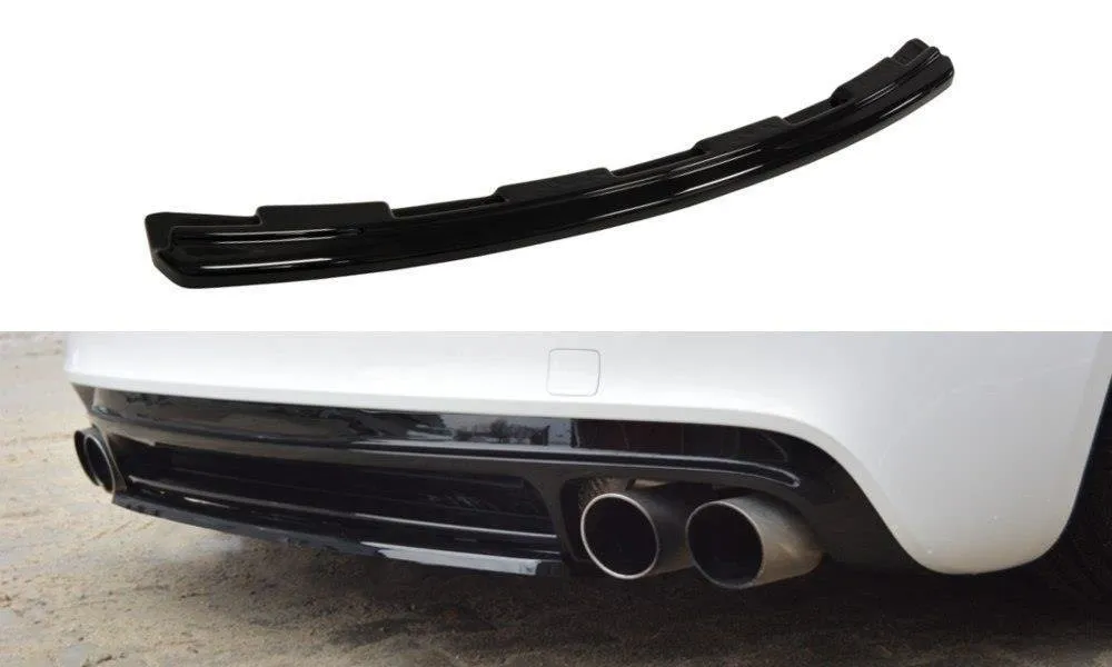 Baksplitter uten vertikale ribber Audi TT RS 8J 2009-2014 | Glossy Black Edition