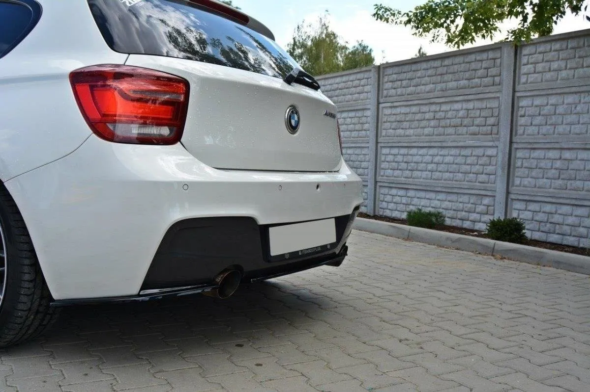 Baksplitter uten vertikale ribber BMW 1 F20 M-Power 2011-2015 (Pre-Facelift) | Glossy Black Edition – bilde 3