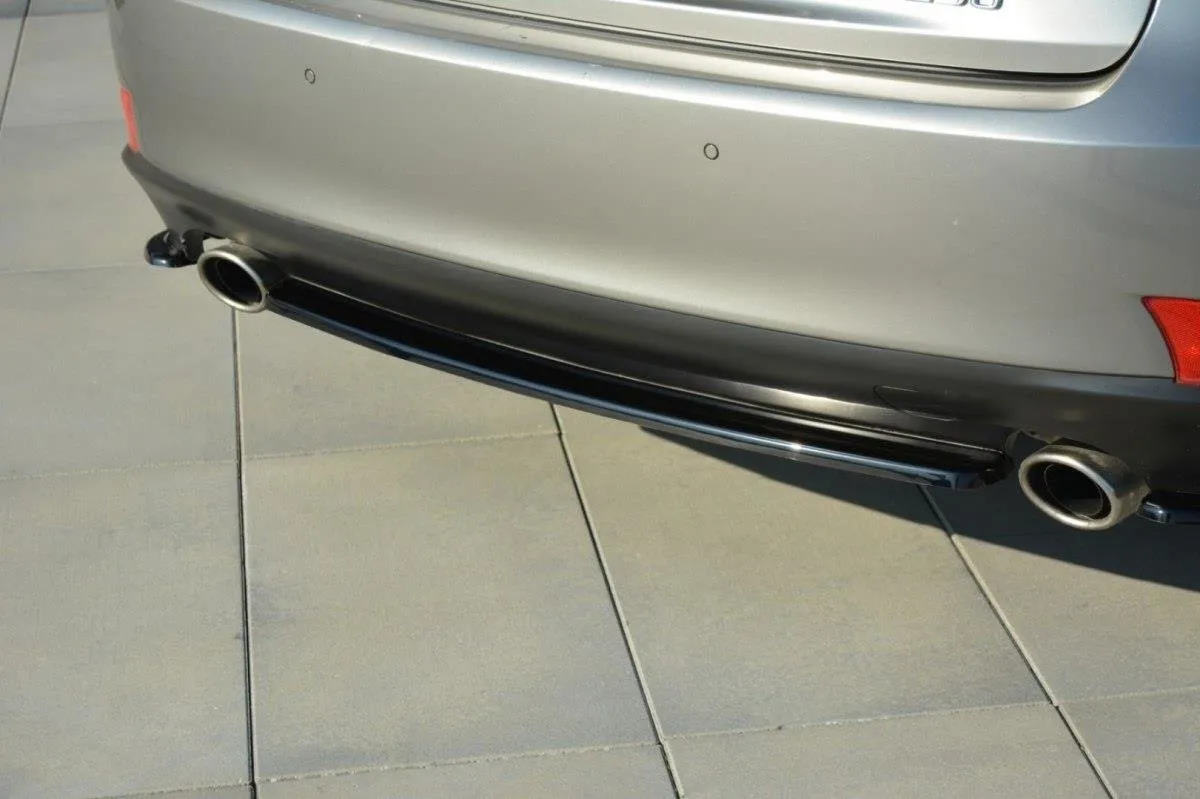 Baksplitter uten vertikale ribber lepper Lexus IS III 2013 - 2016 | Glossy Black Edition – bilde 2