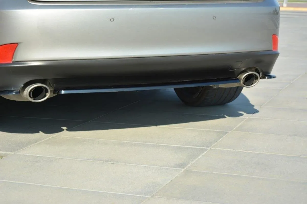 Baksplitter uten vertikale ribber lepper Lexus IS III 2013 - 2016 | Glossy Black Edition – bilde 3