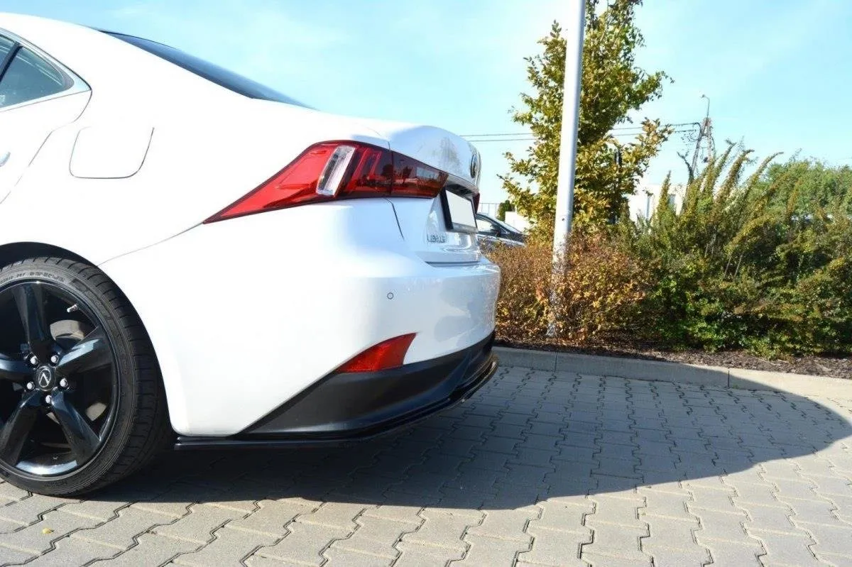 Baksplitter uten vertikale ribber Lexus IS (Mk3) 2013-2016 | Glossy Black Edition – bilde 2