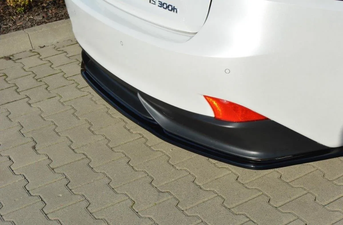 Baksplitter uten vertikale ribber Lexus IS (Mk3) 2013-2016 | Glossy Black Edition – bilde 3