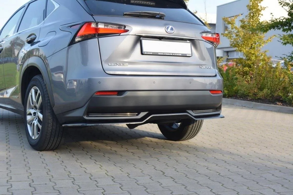 Baksplitter uten vertikale ribber Lexus NX (Mk1) 2014-2017 | Glossy Black Edition – bilde 2