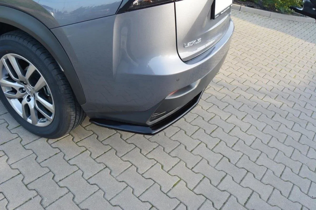Baksplitter uten vertikale ribber Lexus NX (Mk1) 2014-2017 | Glossy Black Edition – bilde 3