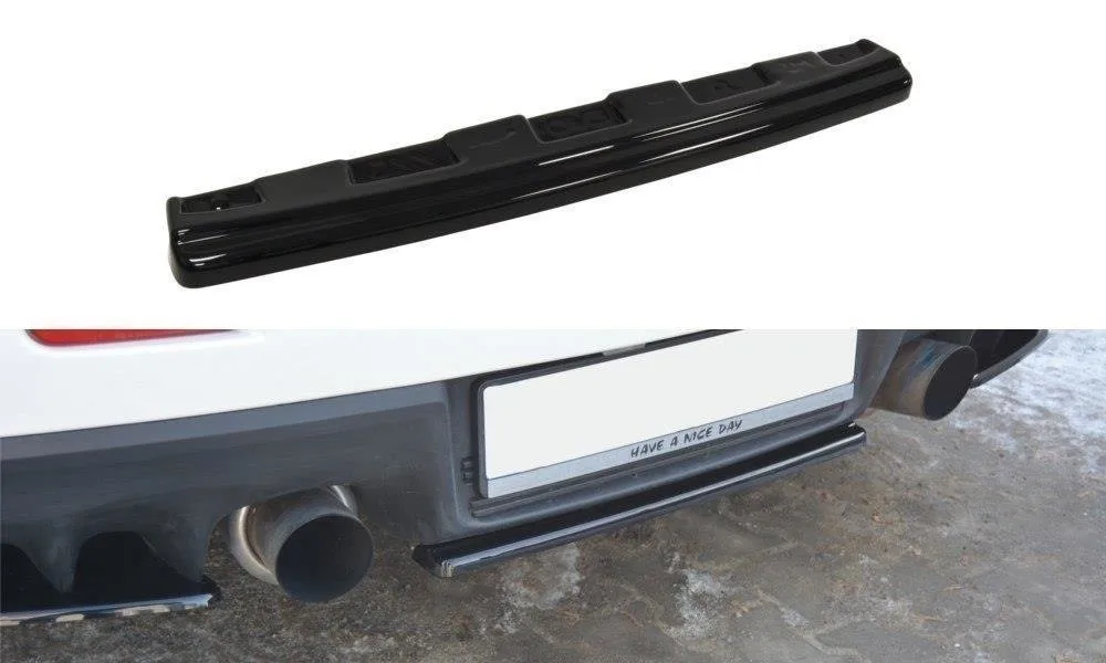 Baksplitter uten vertikale ribber Mitsubishi Lancer Evolution X 2007-2015 | Glossy Black Edition