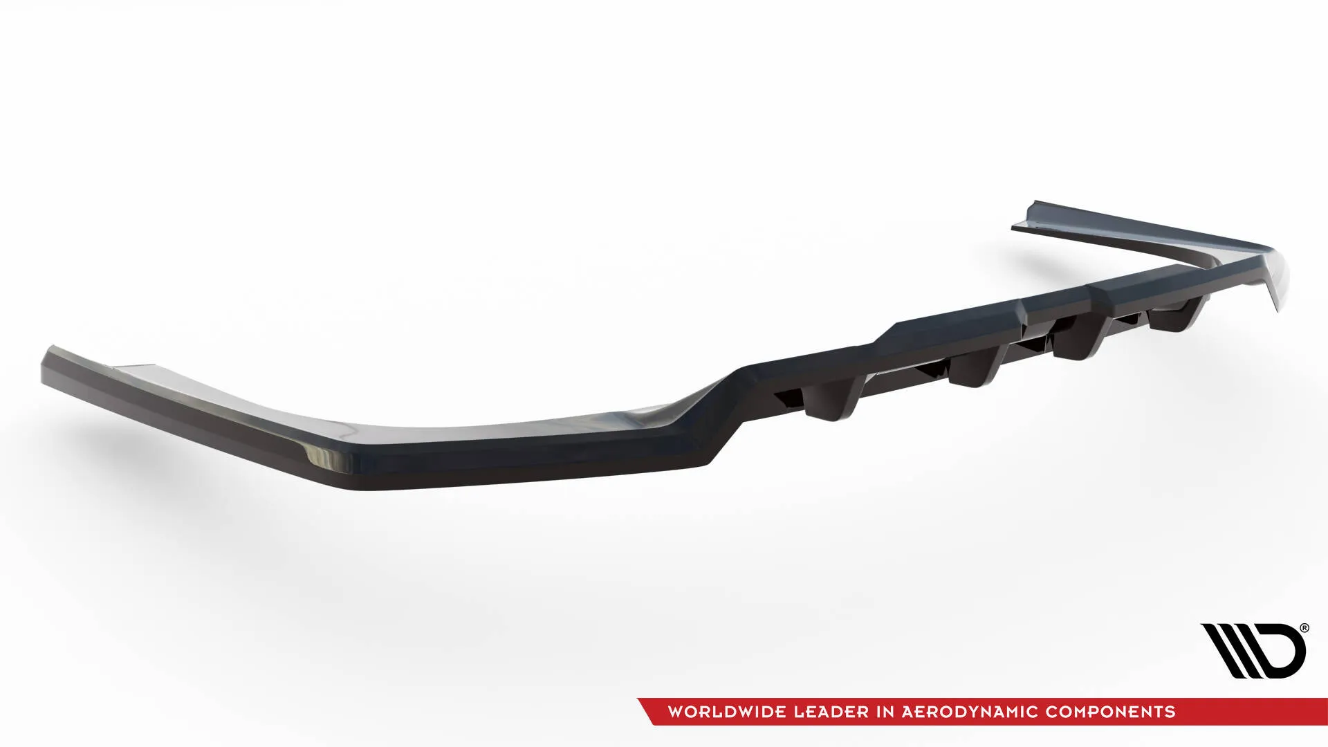 Baksplitter V.1 med vertikale ribber BMW 7 (G70) M-Pack 2022 -> | Glossy Black Edition – bilde 5