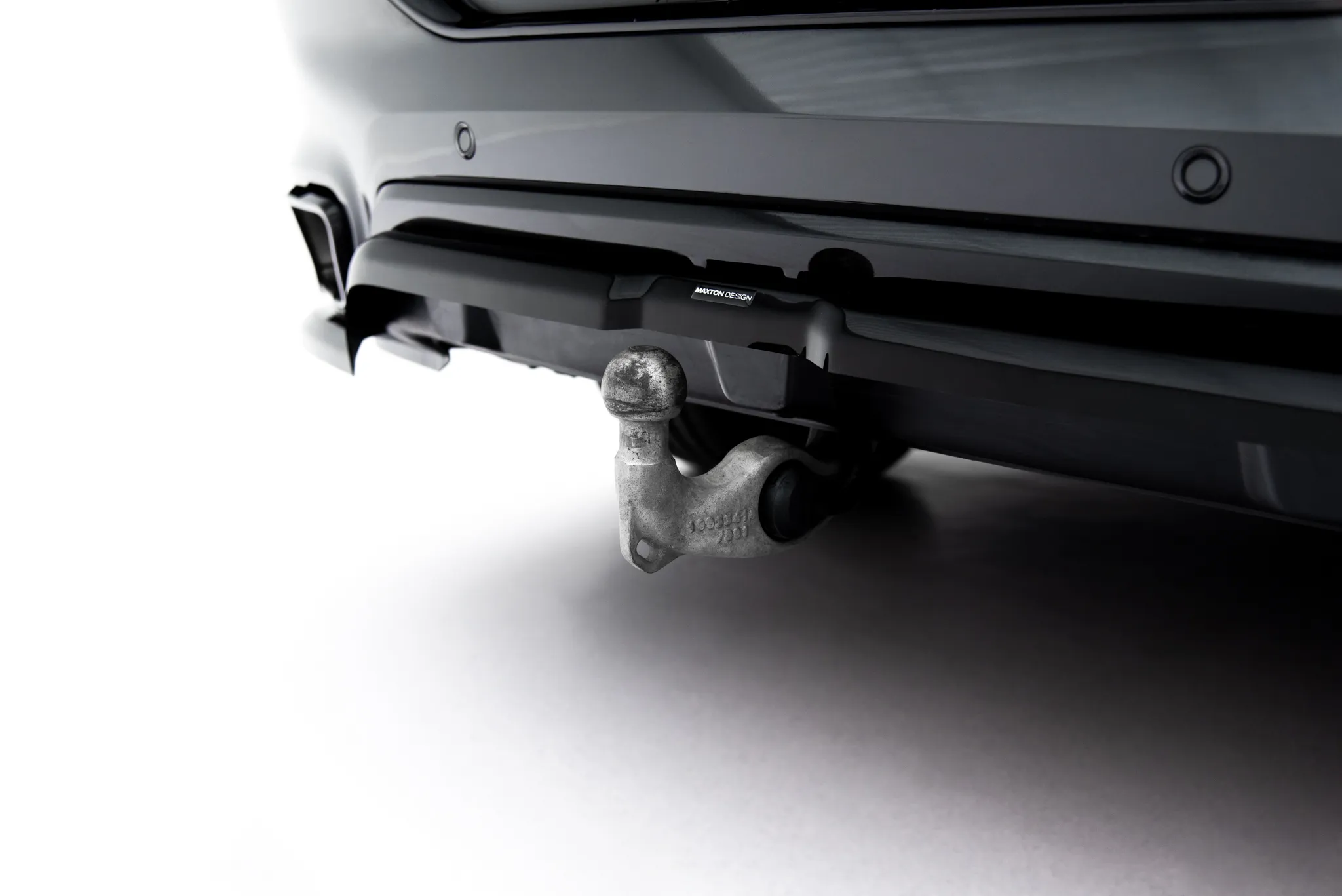 Baksplitter V.1 med vertikale ribber BMW X6 (G06) M-Pakke Facelift 2023 -> | Glossy Black Edition – bilde 6