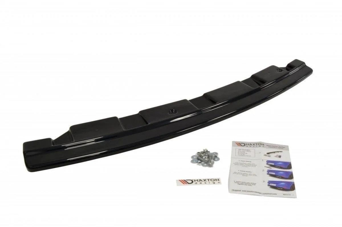 Baksplitter V.1 uten vertikale ribber BMW 5 (F10/ F11) M-Pack 2010 - 2017 / BMW M5 (F10) 2010 - 2017 | Glossy Black Edition