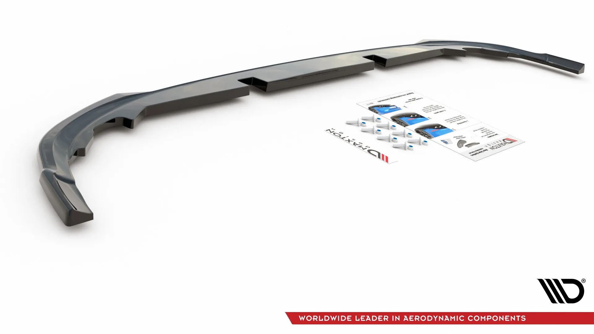 Baksplitter V.1 VW Golf VIII 2019-> / VW Golf VIII R-line 2019-> | Glossy Black Edition – bilde 6