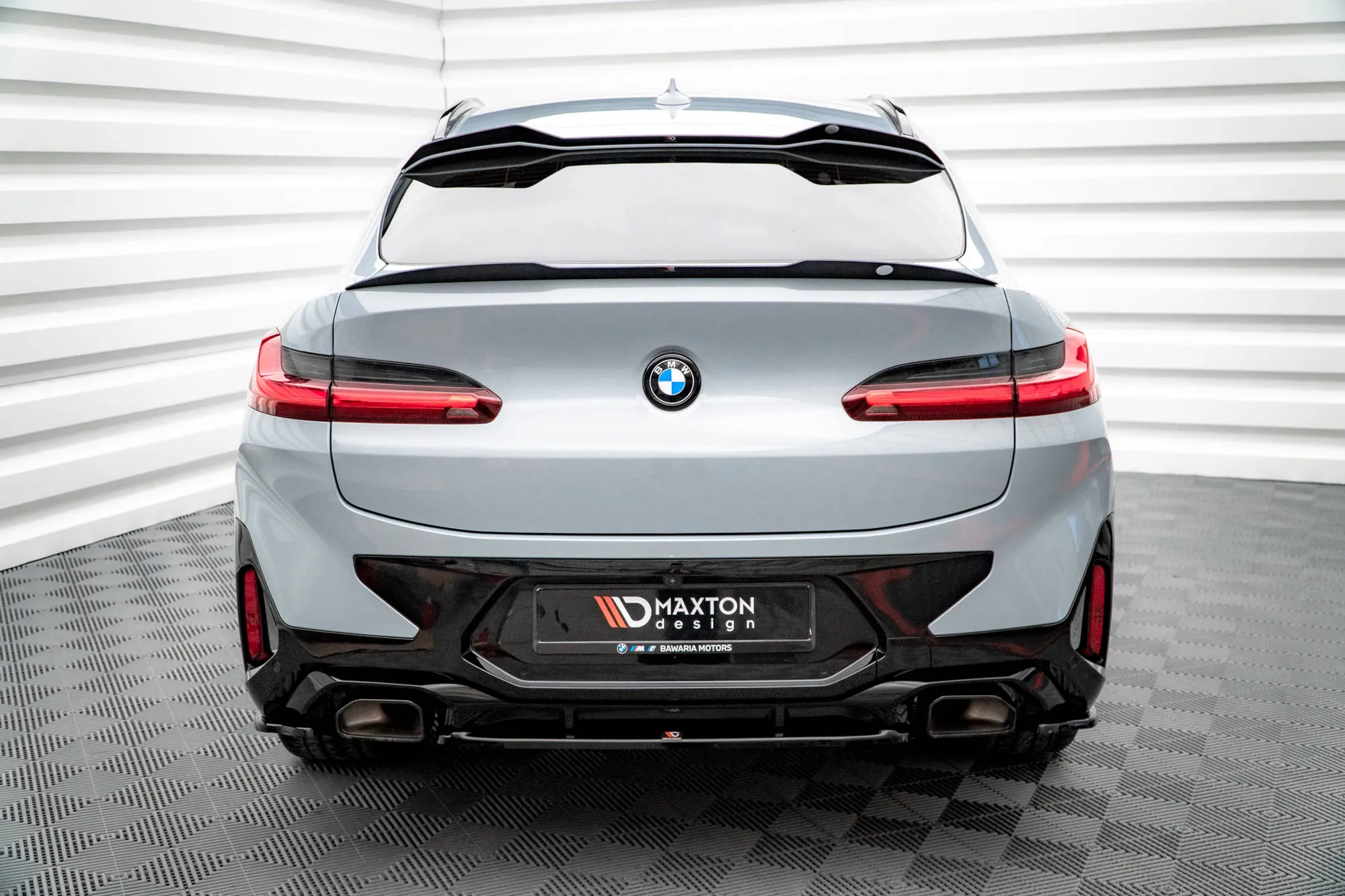 Baksplitter V.2 BMW X4 (G02) M-Pack 2021 - 2025 | Glossy Black Edition