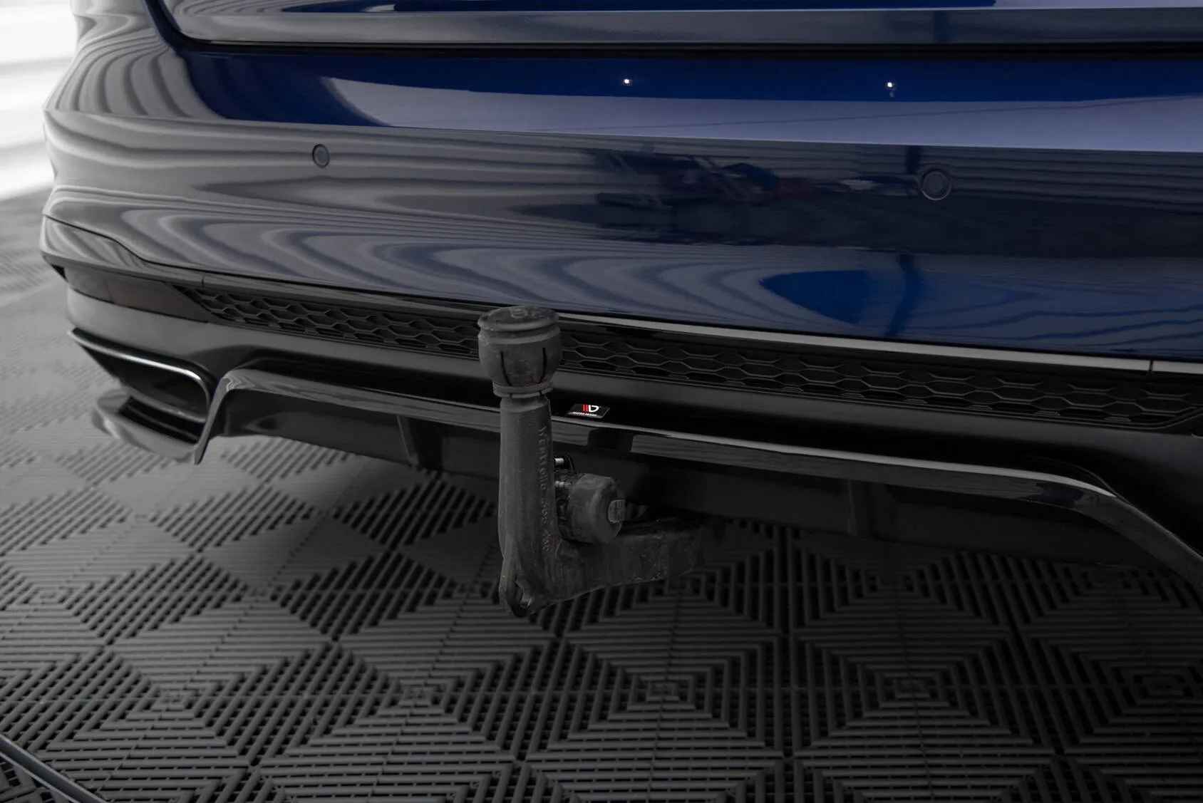 Baksplitter V.2 med vertikale ribber Audi A4 B9 S-Line / Audi S4 B9 Facelift 2019 - 2024 | Glossy Black Edition – bilde 4