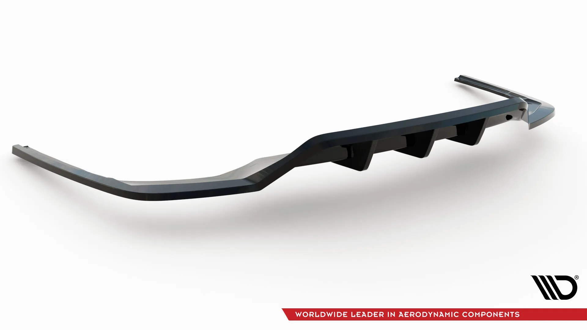 Baksplitter V.2 med vertikale ribber Audi A4 B9 S-Line / Audi S4 B9 Facelift 2019 - 2024 | Glossy Black Edition – bilde 5
