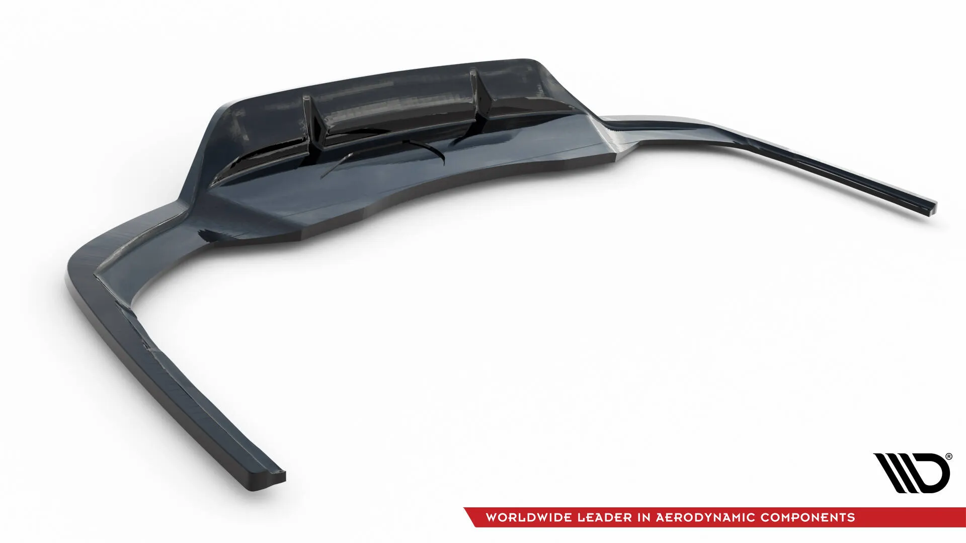 Baksplitter V.2 med vertikale ribber Audi A4 B9 S-Line / Audi S4 B9 Facelift 2019 - 2024 | Glossy Black Edition – bilde 6