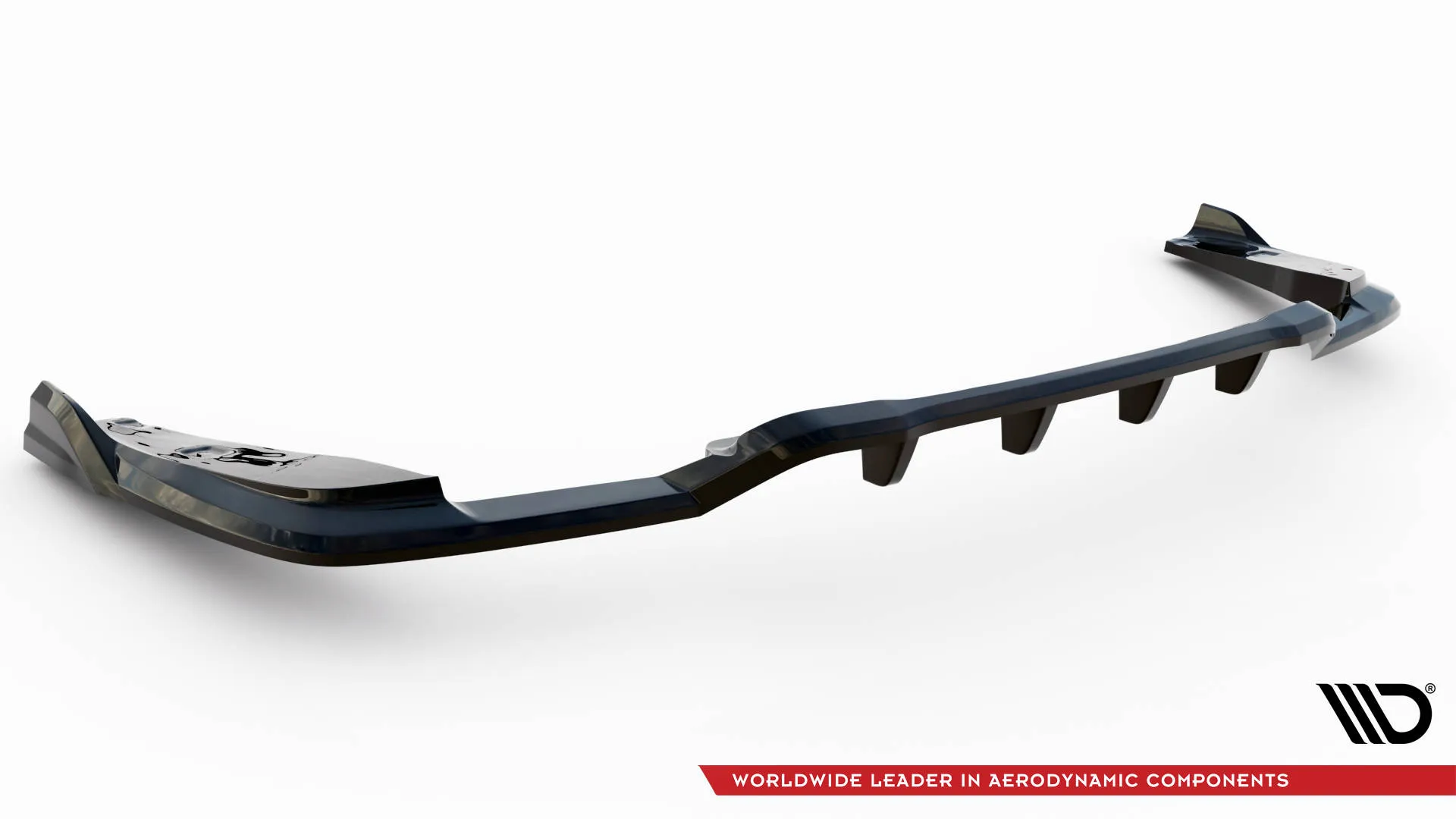 Baksplitter V.2 med vertikale ribber BMW X4 M-Pack (G02) 2018 - 2021 | Glossy Black Edition – bilde 4