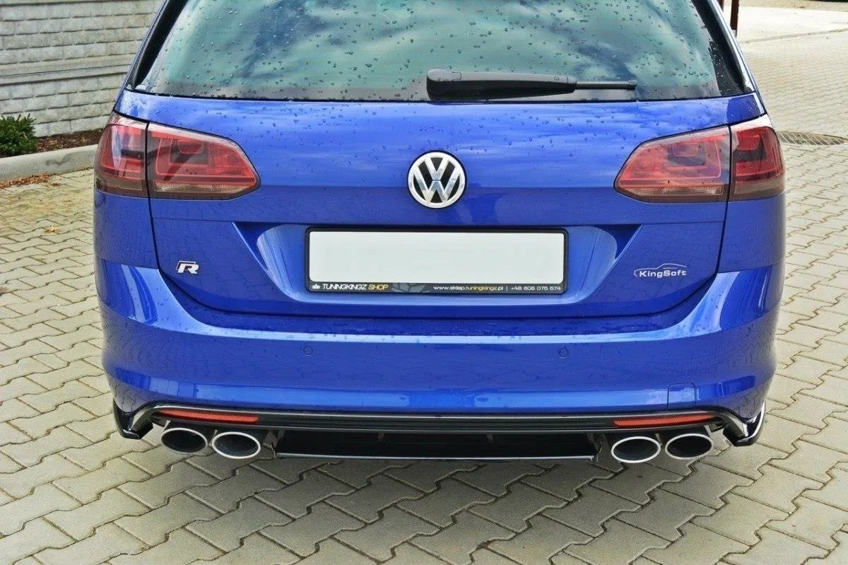 Baksplitter vinge VW Golf MK7 R / R-line Variant 2012 - 2019 | Glossy Black Edition