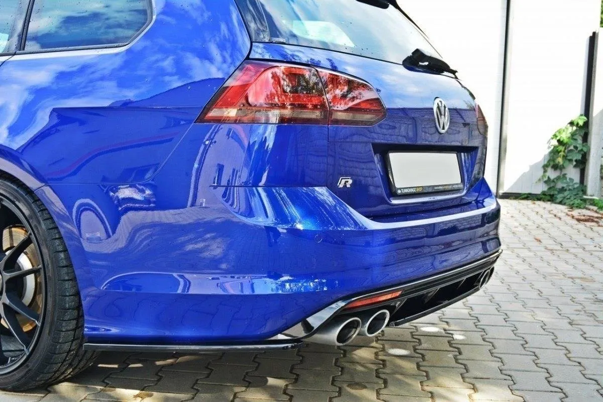 Baksplitter vinge VW Golf MK7 R / R-line Variant 2012 - 2019 | Glossy Black Edition – bilde 3