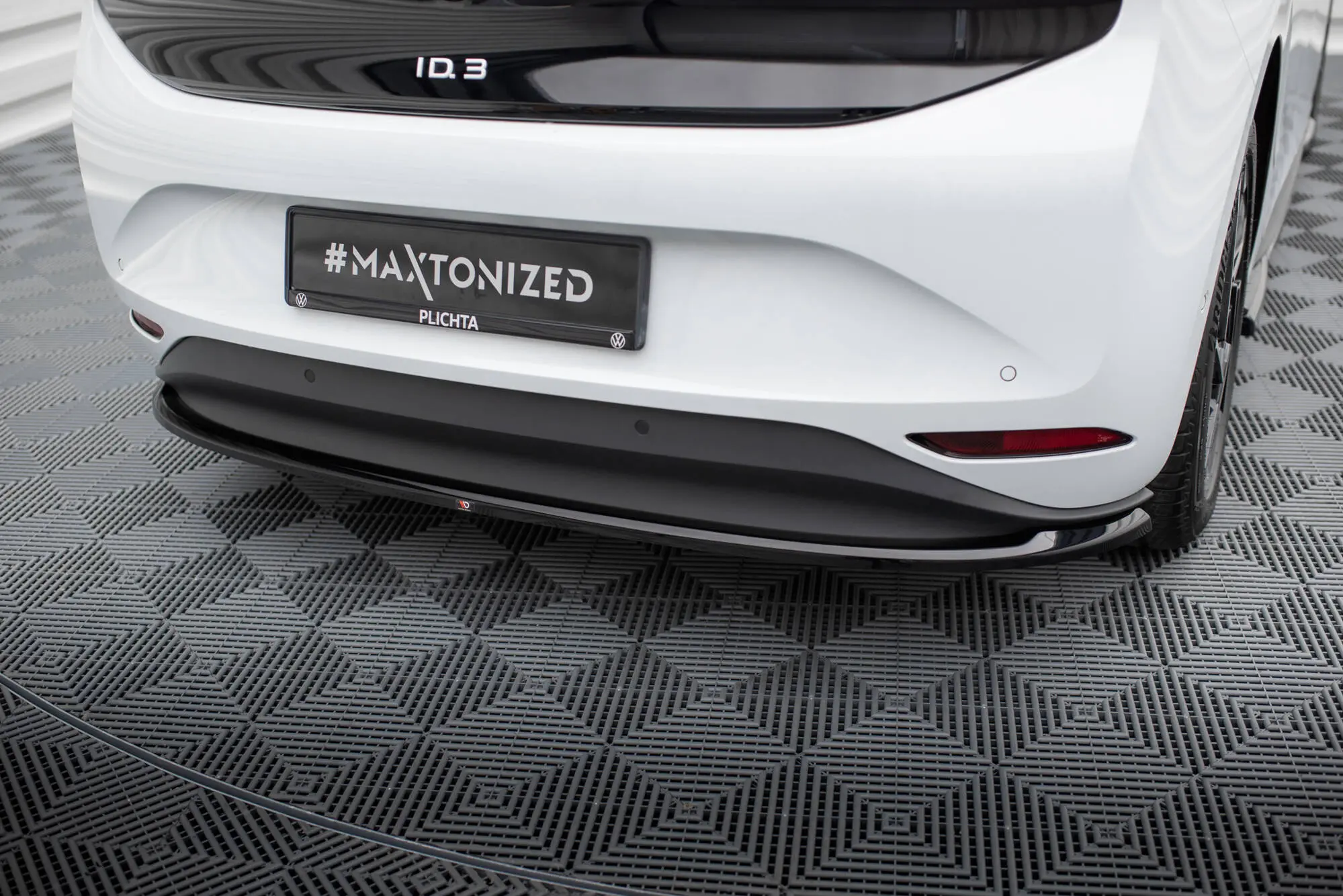 Baksplitter Volkswagen ID.3 2019 - 2023 | Glossy Black Edition