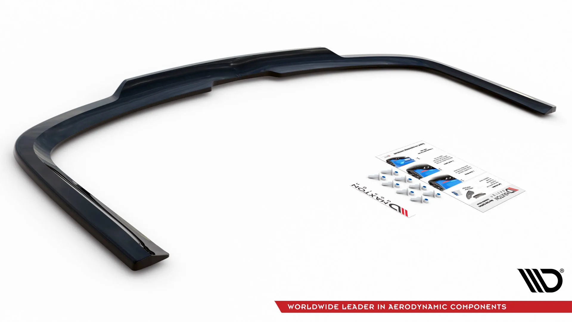 Baksplitter VW Caddy III Facelift 2010 - 2015 | Glossy Black Edition