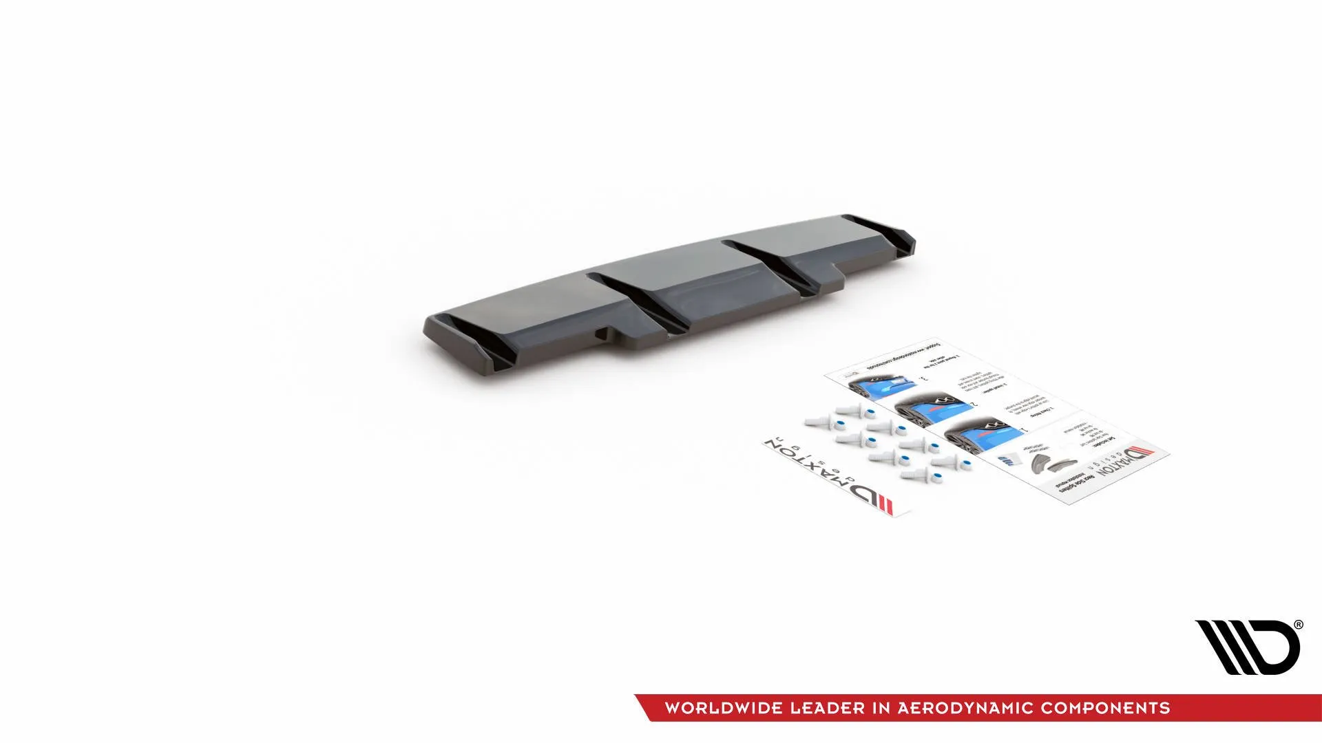Baksplitter VW Golf R VIII 2020 - 2024 | Glossy Black Edition – bilde 6