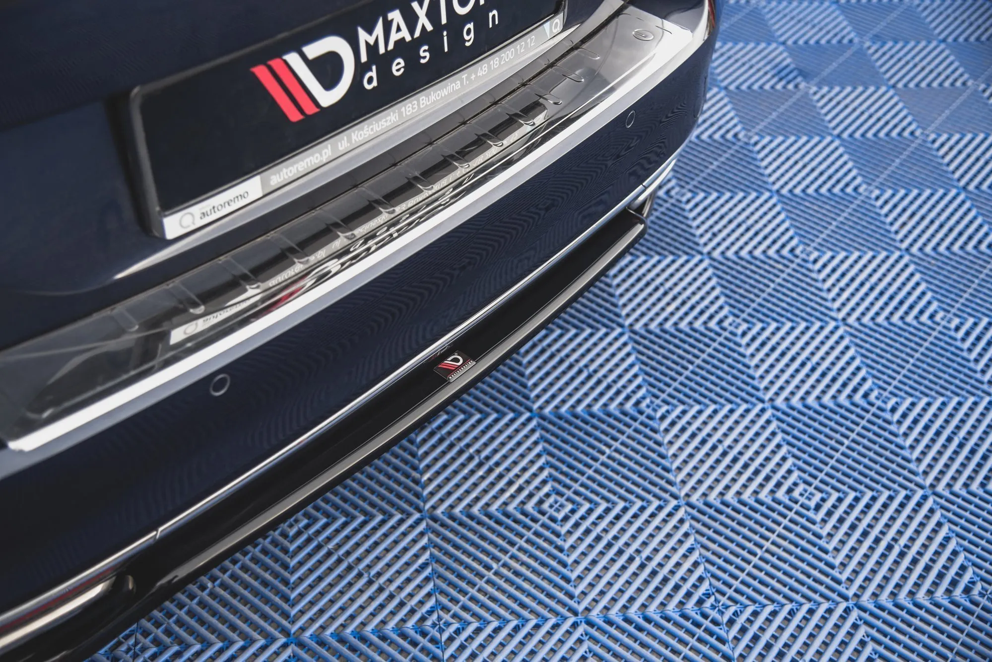 Baksplitter VW Passat B8 2014 - 2019 | Glossy Black Edition – bilde 2