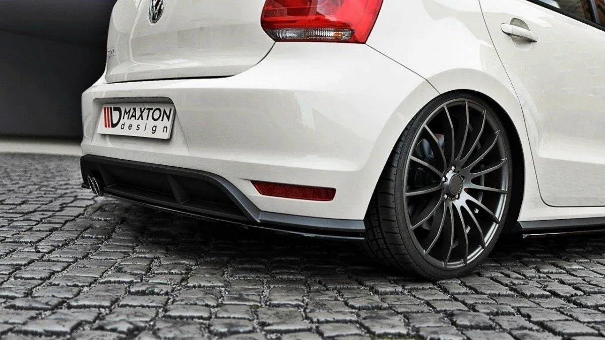 Baksplitter VW Polo mk5 GTI facelift 2014-2017 | Glossy Black Edition